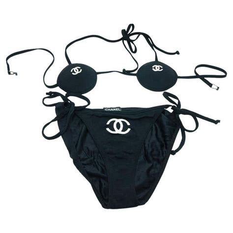 chanel swimsuit vintage|pre owned chanel swimwear.